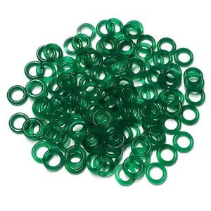 Anillas Pequeñas de Ágata <span class=keywords><strong>Verde</strong></span> para la Fabricación de Cañas de Pescar de Bambú, Anillas Mini al por Mayor - Product Image 2