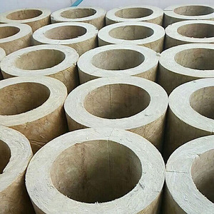 All'ingrosso tubo di Lana di <span class=keywords><strong>roccia</strong></span> Lana di <span class=keywords><strong>roccia</strong></span> 100-140kg/m3 tubo di Lana minerale di <span class=keywords><strong>roccia</strong></span> per progetto di isolamento - Product Image 2