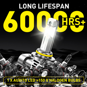 AUXITO 9005 HB3 12V 18V LED Headlight Bulbs 26W 3100LM 6500K White 1:1 HID Headlight Bulbs - Product Image 4