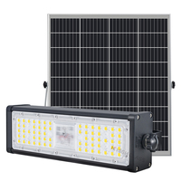 WERISE Lámpara Solar de 100w con Control Remoto para Exteriores, Ecológica, Confiable, de Larga Duración, Material ABS de Alta Calidad