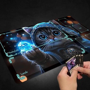 Tapis de souris cool sur le thème de la fantaisie pour MTG TCG Gamming Playmat Game Play Mat <span class=keywords><strong>Duel</strong></span> Pads Beginner Card Battles Commander Gaming Deskpad - Product Image 3