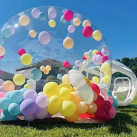 Maison à bulles gonflable Igloo Dôme tente extérieure luxueuse commerciale gonflable fête clair ballon rebond bulle tente