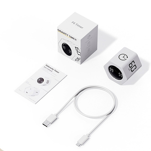 <span class=keywords><strong>Temporizador</strong></span> Digital con Sensor de Gravedad, Pantalla LED, Plástico Ecológico, Batería Recargable, Modo de Vibración Silencioso para Niños y Estudiantes - Product Image 4