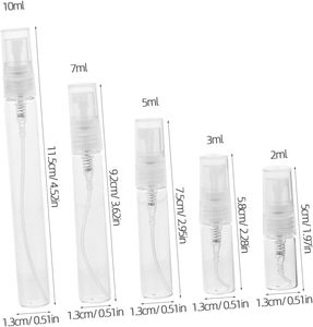 Mini Botellas de Vidrio de 1ml, 2ml, 3ml y 10ml para Muestras de Perfume, Atomizador de Perfume de 2ml - Product Image 2