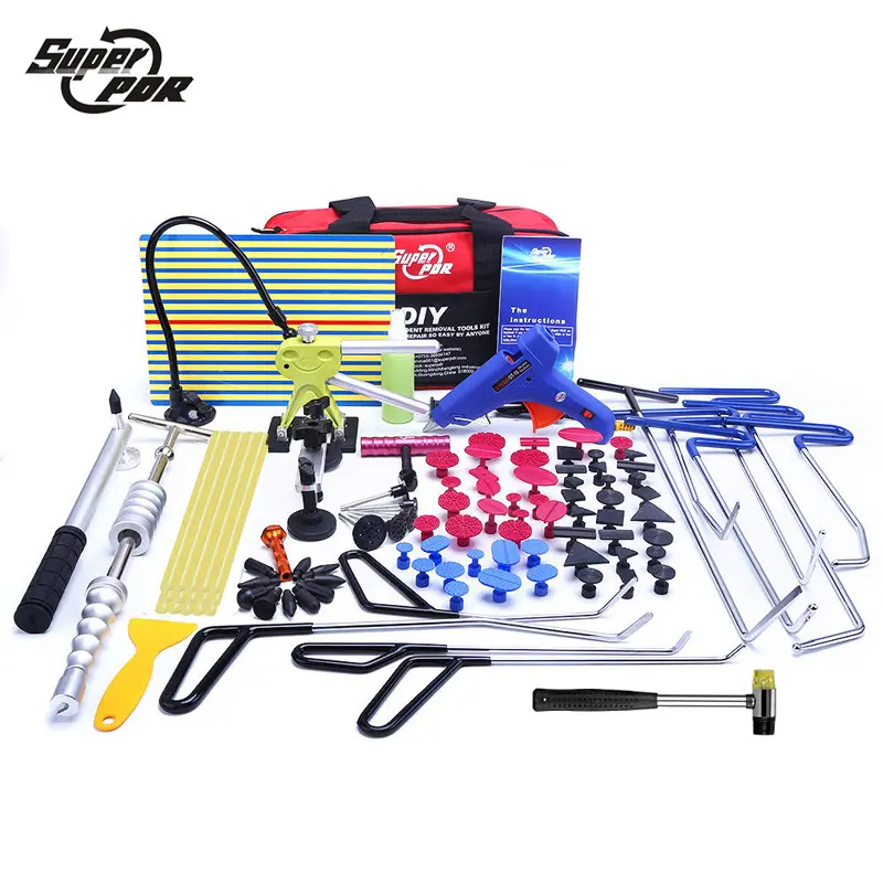 Super Pdr Auto Dent Repair Tools Push Haak Staven Dent Puller Voor Auto Werk Winkel