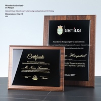 Médailles et plaques d'honneur personnalisées en bois massif Dehao avec impression UV et gravure pour cadeaux d'affaires - Zhejiang
