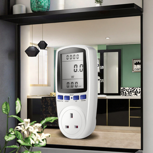 Ev ab metre soketi iç<span class=keywords><strong>in</strong></span> LCD ekran dijital Watt voltaj enerji monitörü KWH tüketim analizörü ile akıllı güç ABD BİRLEŞİK KRALLIK fiş - Product Image 5
