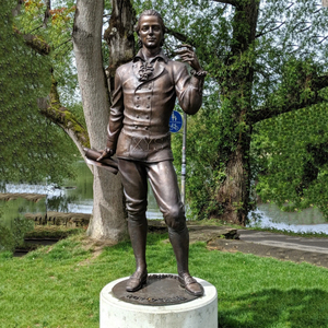 Sculptures de célébrités en bronze au design moderne personnalisé, figurines de Newton, églises intérieures, cimetières, temples, figurines en fonte, 1 an - Product Image 6