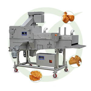 Pepita de pollo de acero inoxidable 304, Cubo de pescado, depredador, máquina flouradora, máquina pulverizadora plana - Product Image 2