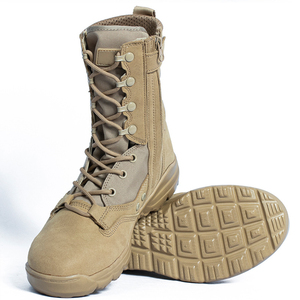 DF22 Men Ultralight Breathable High Top Tactical Boots Dustproof Anti-<b>slip</b> Desert Training Assault Outdoor Boots - Product Image 3