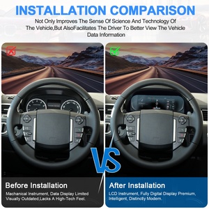 <b>Car</b> Digital Cluster LCD Instrument Panel Dashboard Upgrade <b>for</b> Land Rover Discovery 4 2010-2013 - Product Image 2