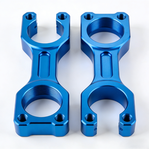 Piezas Mecanizadas por CNC, Horquilla Triple Superior para Motocicleta de Carreras, Puente de Horquilla de Aluminio Anodizado CNC - Product Image 1