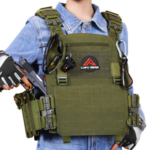 Gilet tactique d'entraînement 1000D composite laser MOLLE camouflage ventilé monté sur la poitrine tendance imperméable doublure en nylon Oxford - Product Image 6