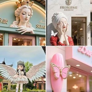 งานศิลปะตกแต่งเล็บแบบสามมิติ ป้ายจำลองงานศิลปะตกแต่งเล็บ ร้านเสริมสวยงานศิลปะตกแต่งเล็บ รับสั่งทำตามแบบ - Product Image 3