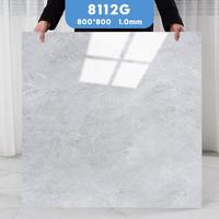 Carreaux brillants surface 800 * 800pvc autocollants de sol auto-adhésif look marbre auto-adhésif autocollants de sol maison carreaux de pvc