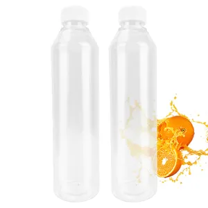 Clear PLA Water Bottles Biodegradable PLA Material Plastic Shape Juice Bottle