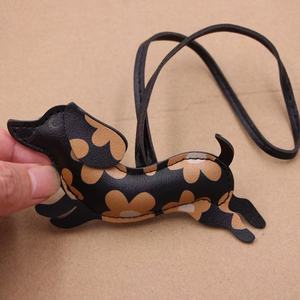 Ciondolo per Borsa <span class=keywords><strong>a</strong></span> Forma di Cane Bassotto in PU con Stampa Fronte-Retro, Charm per Auto, Portachiavi, Accessorio per Abbigliamento - Product Image 2