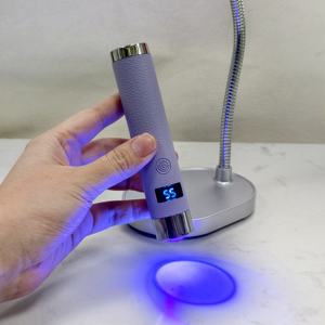 Nouvelle Arrivée Lampe à Ongles Portable en Gel PU, Puissante, Rechargeable, avec Capteur IA et Support, Lampe UV LED pour Ongles - Product Image 1