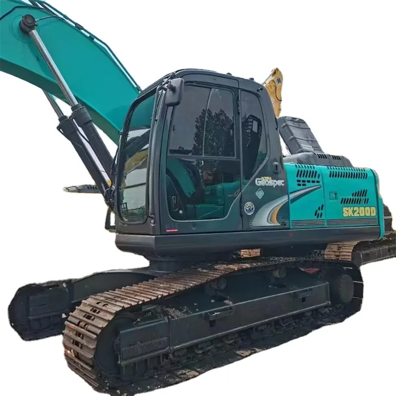 Machines de construction d'occasion originales de haute qualité importées KOBELCO 200 -8 20 tonnes d'excavatrices prix raisonnable
