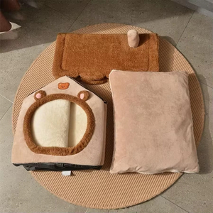 Maison pour animaux de compagnie pliable et écologique, amovible et lavable, pour chat, <span class=keywords><strong>chiot</strong></span>, canapé, lit pour animaux de compagnie, pour chiens extra petits - Product Image 6