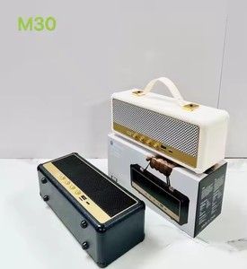 XB <span class=keywords><strong>Stockwell</strong></span> III ลำโพงบลูทูธไร้สายขนาดเล็ก M30คุณภาพสูงซับวูฟเฟอร์กลางแจ้งโบราณแบบพกพาพร้อมแหล่งจ่ายไฟแบตเตอรี่ - Product Image 5