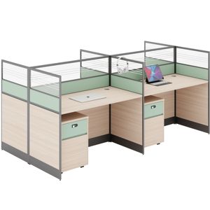 Muebles Modernos para Oficina en Cubículos, Estaciones de Trabajo para 1, 2 o 4 Personas, Escritorio de Oficina - Product Image 5