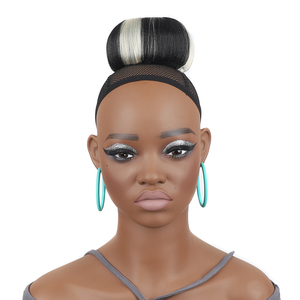 <span class=keywords><strong>Chignon</strong></span> de style occidental Noir et blanc cassé <span class=keywords><strong>Chignon</strong></span> <span class=keywords><strong>rétro</strong></span> mixte Postiche <span class=keywords><strong>Chignon</strong></span> de cheveux en forme de pomme - Product Image 1