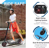 Scooters électriques électriques pour adultes, 350W, 8.5 pouces, pneus à moteur, trottinettes électriques pliables, à 2 roues, pliables et rapides