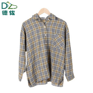 Camisas a cuadros de otoño para hombre de segunda mano, venta caliente, poliéster/algodón, estilos mixtos, paquetes al por mayor a granel, fábricas chinas directas - Product Image 4