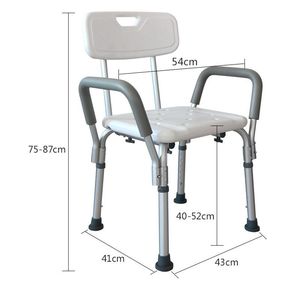 Elderly <b>shower</b> <b>chair</b>, bathroom <b>shower</b> <b>chair</b>, aluminum alloy <b>shower</b> <b>chair</b>, disabled <b>shower</b> stool, in stock. - Product Image 1