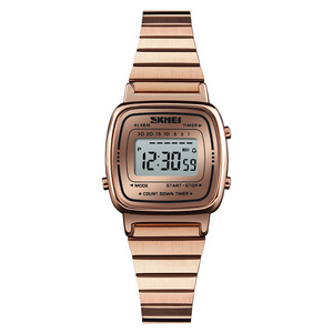 <span class=keywords><strong>Orologio</strong></span> <span class=keywords><strong>Digitale</strong></span> da <span class=keywords><strong>Donna</strong></span> Skmei Ultra-sottile in Acciaio Inossidabile di Alta Qualità, Vendita all'Ingrosso dalla Fabbrica, <span class=keywords><strong>Orologio</strong></span> Thailandese Dorato - Product Image 3