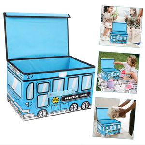 Caja de Juguetes Plegable Impermeable, Organizador de Juguetes <span class=keywords><strong>para</strong></span> Niños con Diseño de Dibujos Animados, <span class=keywords><strong>para</strong></span> Juguetes y Peluches - Product Image 1