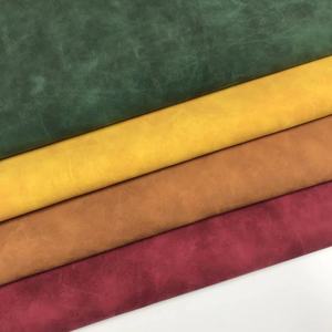 قماش مخملي مقلد من البولي يوريثان بسمك 0.8 مم مقاوم للماء والتآكل لأحزمة الأرائك والحقائب والتغليف الإلكتروني 816 - Product Image 1