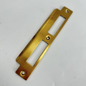 Plaque de gâche de porte en acier inoxydable 201 avec loquet pêne dormant matériel d'estampage personnalisé pour cadre de porte <span class=keywords><strong>et</strong></span> montant - Product Image 5