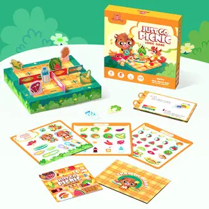 Immer sive Lernspiele 3D-Papier Food Puzzle Spielzeug Gehen Sie einfach Picknick Party Pädagogisches Brettspiel Frühe Bildung Kinderspiel zeug für Kinder