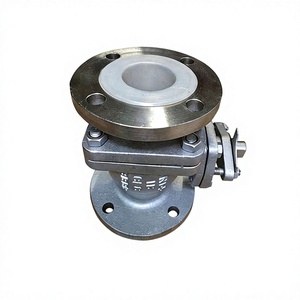 Vanne à boisseau sphérique PFA 316L DN65 2 pouces pour le contrôle du débit de fluides corrosifs à usage industriel - Product Image 4