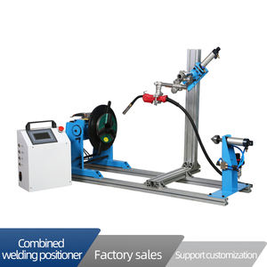 Posicionador de Soldadura Rotatorio Neumático de Doble Guía Combinada de 100 kg, Rotador de Soldadura de Tubos - Product Image 4