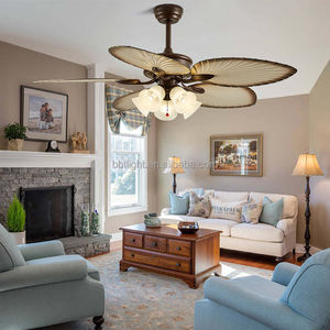 Ático <span class=keywords><strong>Venta</strong></span> directa de fábrica Control remoto LED Ventilador de techo Terraza Hotel Ventilador 80 Hierro Contrachapado 11 Sala de estar Moderna 50000 1 año - Product Image 3