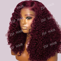 Perruque frontale en dentelle HD 13x6 et 13x4, cheveux humains bouclés bruts birmans alignés sur les cuticules, sans colle, vente en gros