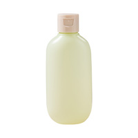 Botella de Plástico PE de 100 ml con Tapa Abatible para Viaje, Envase Plano para Champú, Cosméticos y Cuidado del Bebé