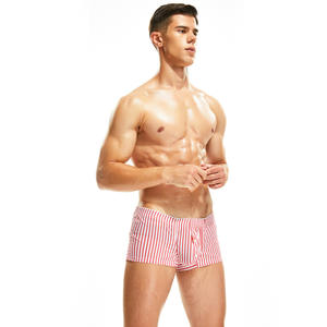 <span class=keywords><strong>Seobean</strong></span> Nouveaux slips convexes tissés pour hommes en coton tricoté, style européen et américain, pantalon Arroy, string à quatre coins - Product Image 4