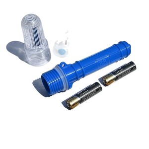 Lampe de signalisation LED pour filet de pêche, phare clignotant bicolore, torpille lumineuse marine avec batterie 50g - Product Image 1