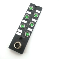 Svlecc contrôle Intelligent système de distribution 24V puissance industrielle M8 boîte de jonction à 6 voies avec signal lumineux LED