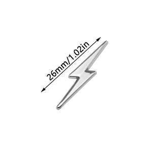 Yyangz PCS Lightning Decorative <b>Screws</b> <b>White</b> Metal Hardware Accessories For Bags Handbags And Leather Goods For Leather Jackets - Product Image 2