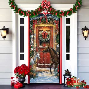 Nouvelle Décoration de Porte en Tapisserie, Rideau de Porte de Noël, Drapeau de Fond, Toile de Fond Le Cauchemar Avant Noël, Tissu à Suspendre à la Porte - Product Image 3