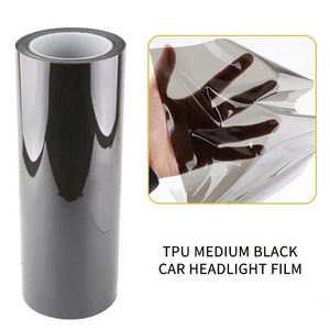 الولايات المتحدة الأمريكية البولي يوريثين الأبيض إلى الأسود مصباح أمامي غشائي أمامي Tint غشاء واقي غشاء TPU رأس PPF ذاتي الشفاء - Product Image 5