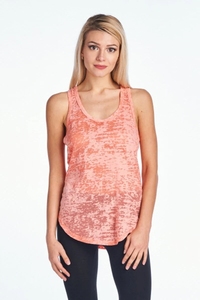 ZY新着女性レーサーバックワークアウトジムアクティブウェアスポーツフィットネスバーンアウトタンクトップ - Product Image 5