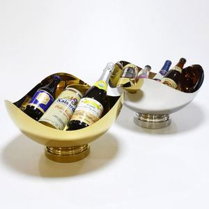 Seau à glace créatif en acier inoxydable 304 pour champagne, vin rouge, bière, salade de fruits, pour hôtel, bar, KTV, restaurant - Product Image 4