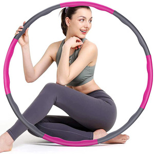 Cerceau en plastique réglable <span class=keywords><strong>de</strong></span> haute qualité Hula cerceau d'<span class=keywords><strong>exercice</strong></span> détachable <span class=keywords><strong>pour</strong></span> la perte <span class=keywords><strong>de</strong></span> poids <span class=keywords><strong>de</strong></span> Fitness <span class=keywords><strong>de</strong></span> taille des adultes-avec manuel d'utilisation - Product Image 1