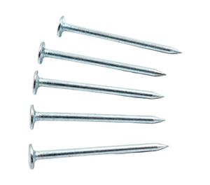 Clou à tête lisse en acier inoxydable, clou commun galvanisé pour béton, clou pour meubles, bois et rembourrage, tête à capuchon norme DIN - Product Image 1